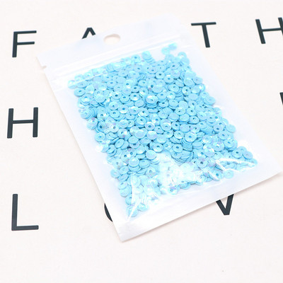 10g Daudzkrāsains vizulis, izliekts kauss, vaļīgs PVC, daudzizmēri, 4 mm, 5 mm vizulis, šūšana, kāzu amatniecība, apģērba aksesuāri, pērlītes