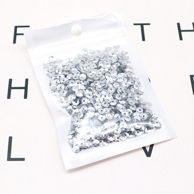 10g Daudzkrāsains vizulis, izliekts kauss, vaļīgs PVC, daudzizmēri, 4 mm, 5 mm vizulis, šūšana, kāzu amatniecība, apģērba aksesuāri, pērlītes