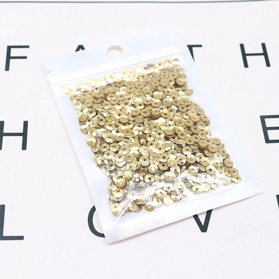 10g Daudzkrāsains vizulis, izliekts kauss, vaļīgs PVC, daudzizmēri, 4 mm, 5 mm vizulis, šūšana, kāzu amatniecība, apģērba aksesuāri, pērlītes