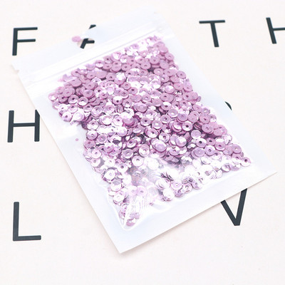 10g Daudzkrāsains vizulis, izliekts kauss, vaļīgs PVC, daudzizmēri, 4 mm, 5 mm vizulis, šūšana, kāzu amatniecība, apģērba aksesuāri, pērlītes