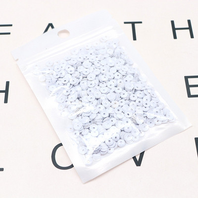 10g Daudzkrāsains vizulis, izliekts kauss, vaļīgs PVC, daudzizmēri, 4 mm, 5 mm vizulis, šūšana, kāzu amatniecība, apģērba aksesuāri, pērlītes