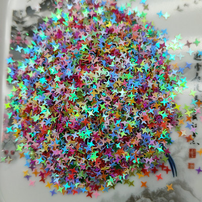 10 g zvaigznes, mīlestības ziedlapiņas, plūmju burti, zieda forma, daudzkrāsaini vizuļi, ko izmanto pašūšanai, kāzu amatniecības piederumu vairumtirdzniecība