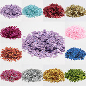 Apaļas kauss sequins PVC vaļīgas pailletes Krāsas sequin 4mm 5mm 6mm plats Šūšanai Kāzu amatniecība, sieviešu apģērbi aksesuāri 10g