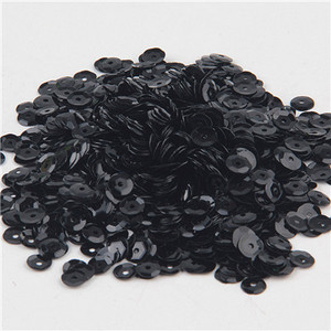 Apaļas kauss sequins PVC vaļīgas pailletes Krāsas sequin 4mm 5mm 6mm plats Šūšanai Kāzu amatniecība, sieviešu apģērbi aksesuāri 10g