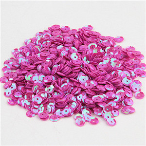 Apaļas kauss sequins PVC vaļīgas pailletes Krāsas sequin 4mm 5mm 6mm plats Šūšanai Kāzu amatniecība, sieviešu apģērbi aksesuāri 10g