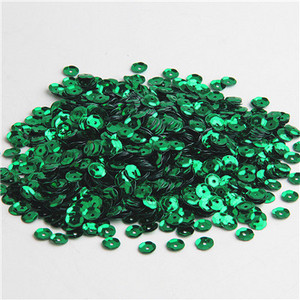 Apaļas kauss sequins PVC vaļīgas pailletes Krāsas sequin 4mm 5mm 6mm plats Šūšanai Kāzu amatniecība, sieviešu apģērbi aksesuāri 10g