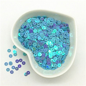 3mm 4mm 5mm 6mm plakana apaļa PVC brīvi vizuļi Paillette šūšanas amatniecība kāzu dekorēšanai Apģērba kleita Apavu vāciņi DIY aksesuārs