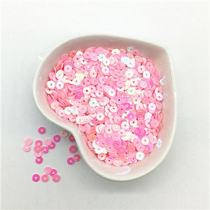 3mm 4mm 5mm 6mm plakana apaļa PVC brīvi vizuļi Paillette šūšanas amatniecība kāzu dekorēšanai Apģērba kleita Apavu vāciņi DIY aksesuārs