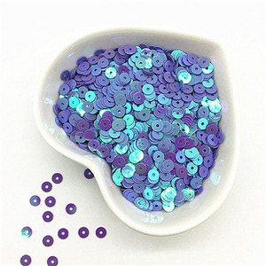 3mm 4mm 5mm 6mm plakana apaļa PVC brīvi vizuļi Paillette šūšanas amatniecība kāzu dekorēšanai Apģērba kleita Apavu vāciņi DIY aksesuārs