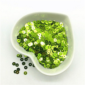 3mm 4mm 5mm 6mm plakana apaļa PVC brīvi vizuļi Paillette šūšanas amatniecība kāzu dekorēšanai Apģērba kleita Apavu vāciņi DIY aksesuārs