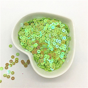 3mm 4mm 5mm 6mm plakana apaļa PVC brīvi vizuļi Paillette šūšanas amatniecība kāzu dekorēšanai Apģērba kleita Apavu vāciņi DIY aksesuārs