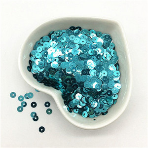 3mm 4mm 5mm 6mm plakana apaļa PVC brīvi vizuļi Paillette šūšanas amatniecība kāzu dekorēšanai Apģērba kleita Apavu vāciņi DIY aksesuārs