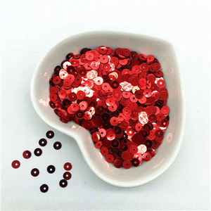 3mm 4mm 5mm 6mm plakana apaļa PVC brīvi vizuļi Paillette šūšanas amatniecība kāzu dekorēšanai Apģērba kleita Apavu vāciņi DIY aksesuārs