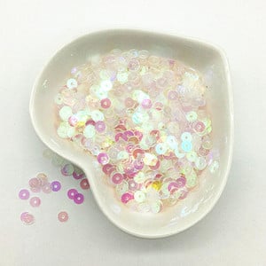 3mm 4mm 5mm 6mm plakana apaļa PVC brīvi vizuļi Paillette šūšanas amatniecība kāzu dekorēšanai Apģērba kleita Apavu vāciņi DIY aksesuārs