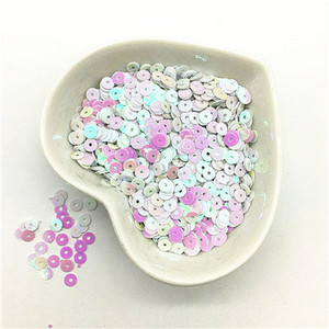 3mm 4mm 5mm 6mm plakana apaļa PVC brīvi vizuļi Paillette šūšanas amatniecība kāzu dekorēšanai Apģērba kleita Apavu vāciņi DIY aksesuārs
