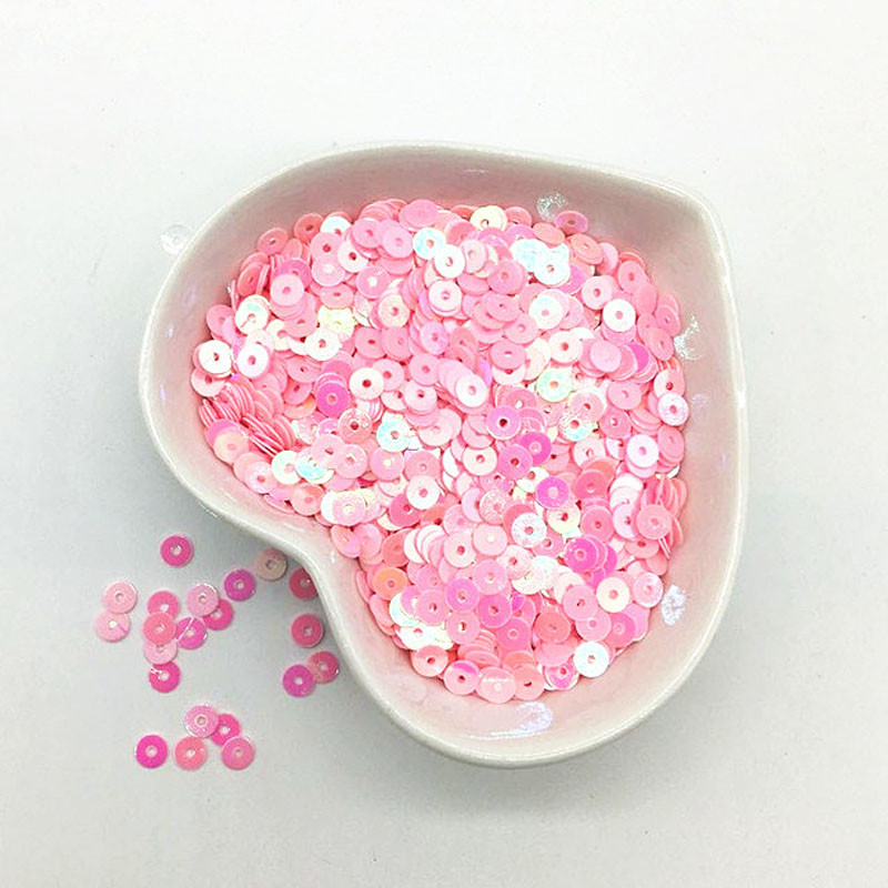 3mm 4mm 5mm 6mm plakana apaļa PVC brīvi vizuļi Paillette šūšanas amatniecība kāzu dekorēšanai Apģērba kleita Apavu vāciņi DIY aksesuārs