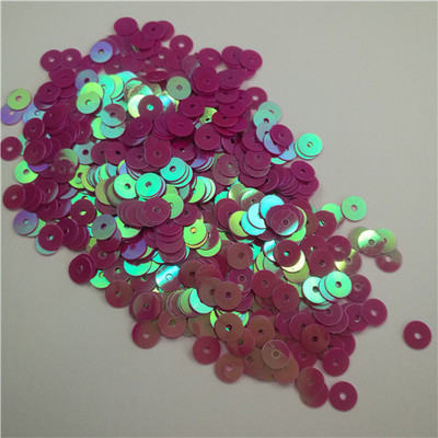 Paillette 3 4 5 6 mm lapos kerek PVC laza flitterek varrás kézműves esküvői dekoráció ruhák ruha cipő sapkák barkács kiegészítők