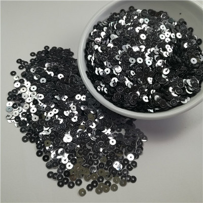 Paillette 3 4 5 6 mm lapos kerek PVC laza flitterek varrás kézműves esküvői dekoráció ruhák ruha cipő sapkák barkács kiegészítők