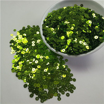 Paillette 3 4 5 6 mm lapos kerek PVC laza flitterek varrás kézműves esküvői dekoráció ruhák ruha cipő sapkák barkács kiegészítők