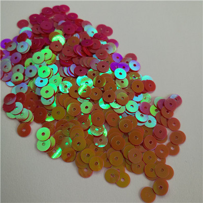 Paillette 3 4 5 6 mm lapos kerek PVC laza flitterek varrás kézműves esküvői dekoráció ruhák ruha cipő sapkák barkács kiegészítők