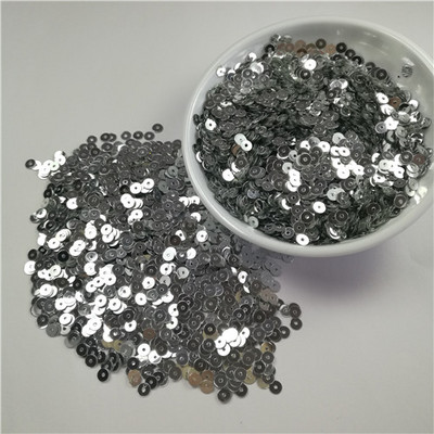 Paillette 3 4 5 6 mm lapos kerek PVC laza flitterek varrás kézműves esküvői dekoráció ruhák ruha cipő sapkák barkács kiegészítők