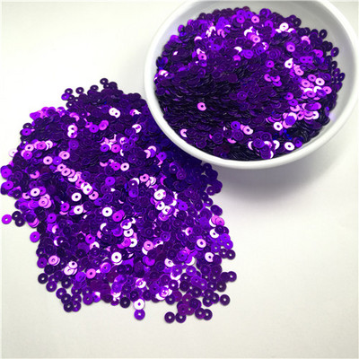 Paillette 3 4 5 6 mm lapos kerek PVC laza flitterek varrás kézműves esküvői dekoráció ruhák ruha cipő sapkák barkács kiegészítők