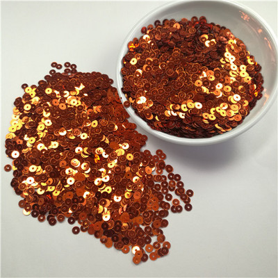 Paillette 3 4 5 6 mm lapos kerek PVC laza flitterek varrás kézműves esküvői dekoráció ruhák ruha cipő sapkák barkács kiegészítők