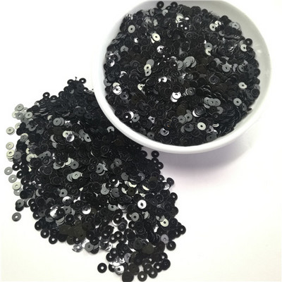 Paillette 3 4 5 6 mm lapos kerek PVC laza flitterek varrás kézműves esküvői dekoráció ruhák ruha cipő sapkák barkács kiegészítők