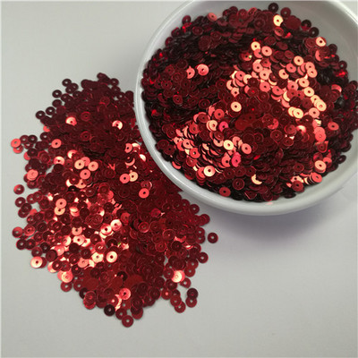 Paillette 3 4 5 6 mm lapos kerek PVC laza flitterek varrás kézműves esküvői dekoráció ruhák ruha cipő sapkák barkács kiegészítők