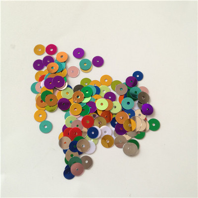 Paillette 3 4 5 6 mm lapos kerek PVC laza flitterek varrás kézműves esküvői dekoráció ruhák ruha cipő sapkák barkács kiegészítők