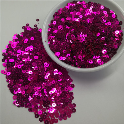 Paillette 3 4 5 6 mm lapos kerek PVC laza flitterek varrás kézműves esküvői dekoráció ruhák ruha cipő sapkák barkács kiegészítők