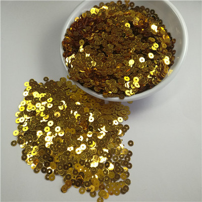 Paillette 3 4 5 6 mm lapos kerek PVC laza flitterek varrás kézműves esküvői dekoráció ruhák ruha cipő sapkák barkács kiegészítők