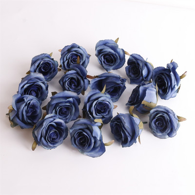 5 DB Vintage művirág fejrózsa művirág esküvői otthoni barkács dekoráció buli fali Scrapbook koszorú kiegészítők