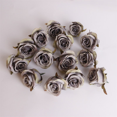 5 DB Vintage művirág fejrózsa művirág esküvői otthoni barkács dekoráció buli fali Scrapbook koszorú kiegészítők