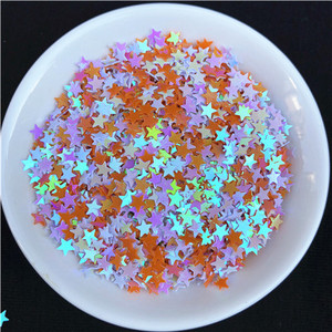 3mm 4mm 5mm zvaigznes formas vizuļi Paillettes nagu mākslas manikīrs Glitter Slime DIY materiāls kāzu dekorācija konfeti 10g