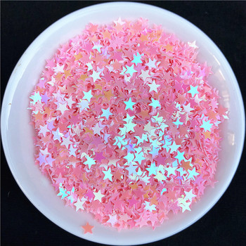 3 mm 4 mm 5 mm Пайети във формата на звезда Paillettes Nail Art маникюр Glitter Slime DIY Материал Сватбена украса Конфети 10 g
