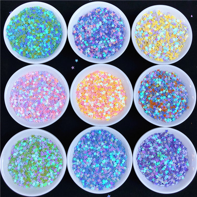 3mm 4mm 5mm Star Shape Paillettes Paillettes Nail Art manichiura Glitter Slime Material DIY Decorare nunta Confetti 10g