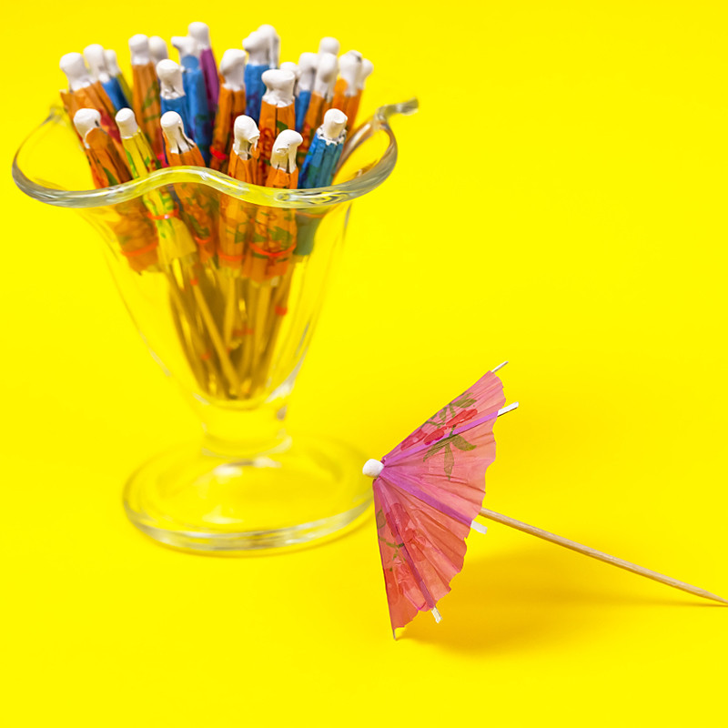 10/20 gab. Krāsu maisījums Tropiskais lietussargs Flamingo ananāsu kokteiļu salmiņi vienreizējās lietošanas sulas dzeramā salmiņa Hawaii pludmales ballītes dekors