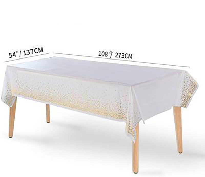 Bronzējoši zelta punktiņi ballīšu vienreizējās lietošanas trauku komplekts nodrošina salvešu paplāti mazuļa dušas dzimšanas dienas svinībām