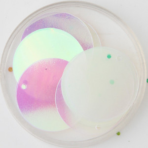 iSequins 30 mm vizuļi amatniecībai Lieli apaļi vizuļi Paillete ar 1 caurumu sānos, DIY šūšanas piederumi