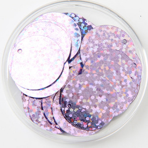 iSequins 30 mm vizuļi amatniecībai Lieli apaļi vizuļi Paillete ar 1 caurumu sānos, DIY šūšanas piederumi