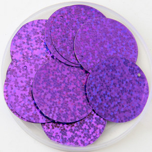 iSequins 30 mm vizuļi amatniecībai Lieli apaļi vizuļi Paillete ar 1 caurumu sānos, DIY šūšanas piederumi