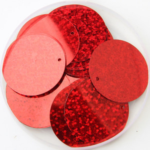 iSequins 30 mm vizuļi amatniecībai Lieli apaļi vizuļi Paillete ar 1 caurumu sānos, DIY šūšanas piederumi