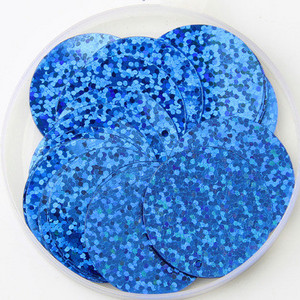 iSequins 30 mm vizuļi amatniecībai Lieli apaļi vizuļi Paillete ar 1 caurumu sānos, DIY šūšanas piederumi