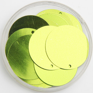 iSequins 30 mm vizuļi amatniecībai Lieli apaļi vizuļi Paillete ar 1 caurumu sānos, DIY šūšanas piederumi