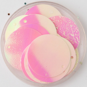 iSequins 30 mm vizuļi amatniecībai Lieli apaļi vizuļi Paillete ar 1 caurumu sānos, DIY šūšanas piederumi
