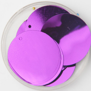 iSequins 30 mm vizuļi amatniecībai Lieli apaļi vizuļi Paillete ar 1 caurumu sānos, DIY šūšanas piederumi