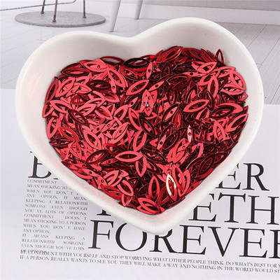 100 gab./iepakojumā 3*9 MM dobas zirga acis, sequins PVC pailletes DIY kāzu šūšana fliteriem amatniecības apģērbs Lentejuelas aksesuāri