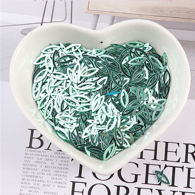 100 gab./iepakojumā 3*9 MM dobas zirga acis, sequins PVC pailletes DIY kāzu šūšana fliteriem amatniecības apģērbs Lentejuelas aksesuāri