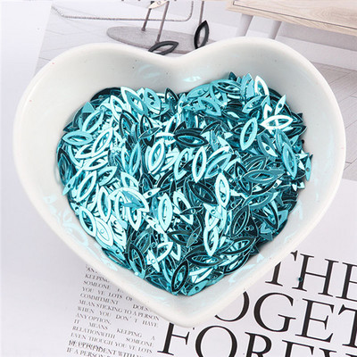 100 gab./iepakojumā 3*9 MM dobas zirga acis, sequins PVC pailletes DIY kāzu šūšana fliteriem amatniecības apģērbs Lentejuelas aksesuāri